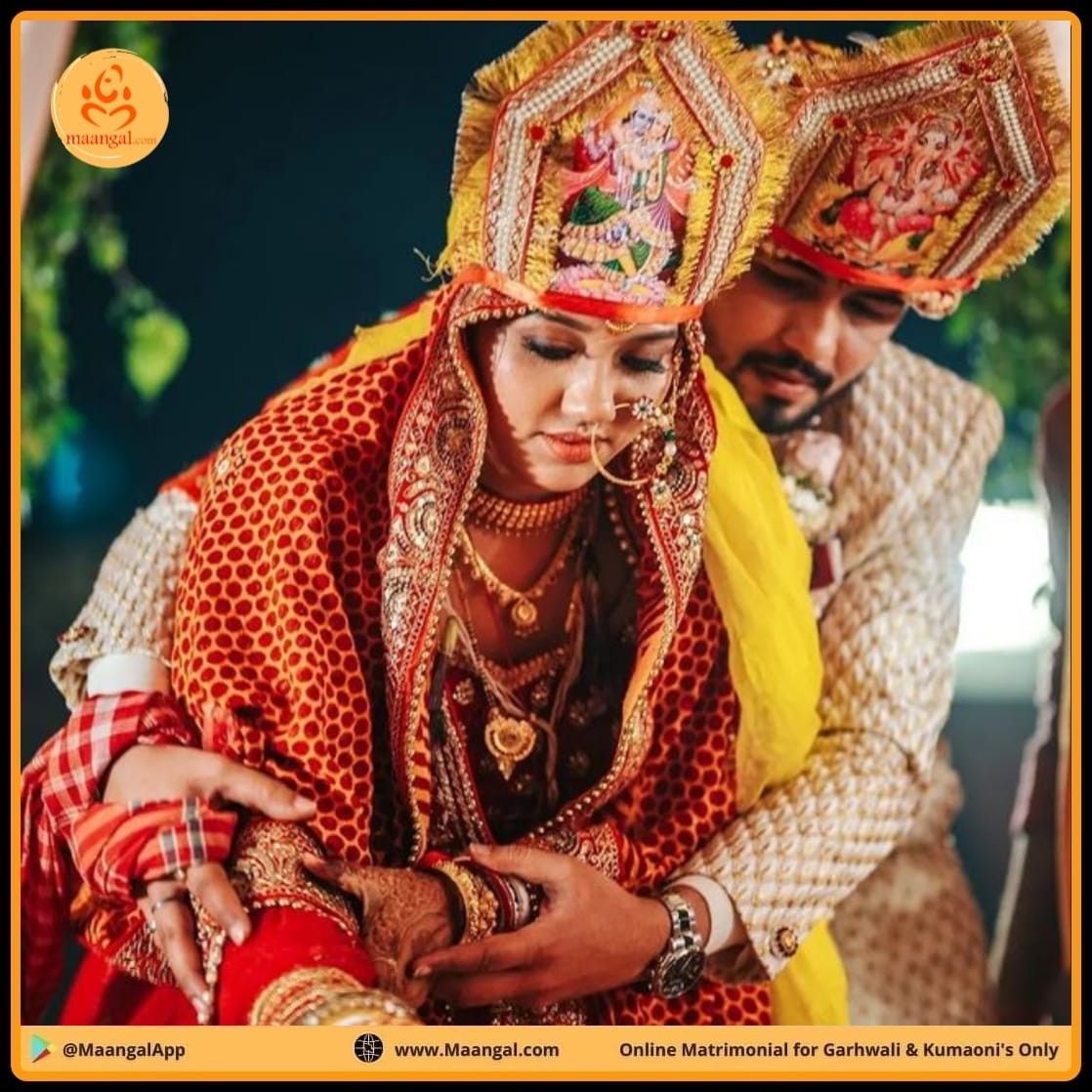 Bride and groom walking in a scenic location.